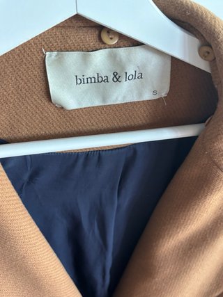 Abrigo lana Bimba y Lola Talla S