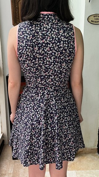 Vestido asiático floral