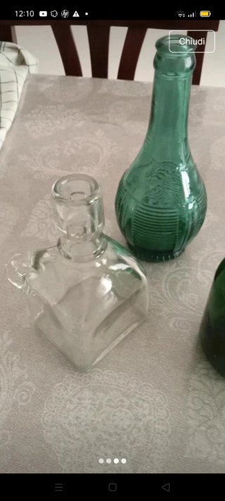 Bottigliette vintage mono fiore