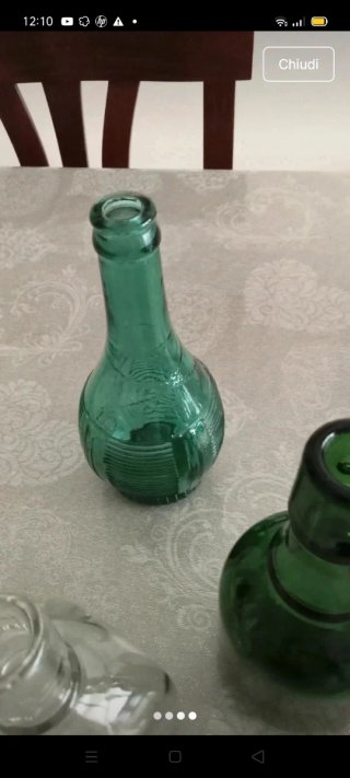 Bottigliette vintage mono fiore