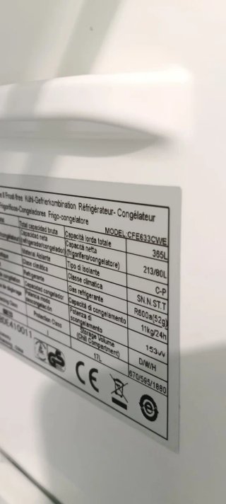 NEVERA COMBI HAIER NO FROST ENERGÍA A+