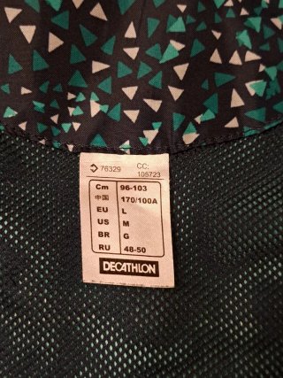 Abrigo vela Quechua talla L