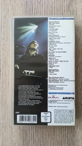 The Jeff Healey Band - See The Light - VHS