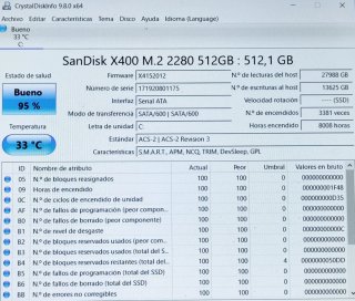 SANDISK NVMe M.2 512GB SSD