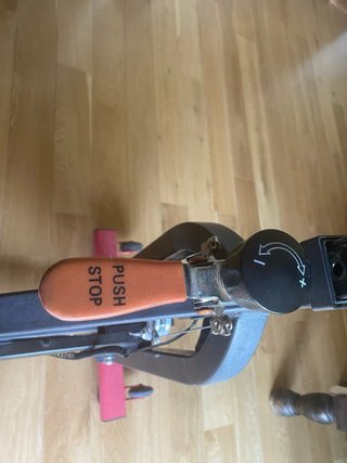 Bicicletta da spinning per gare indoor.
