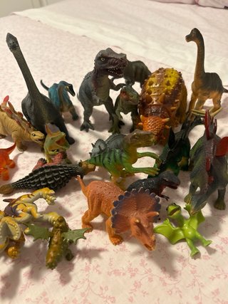 Lote dinosaurios juguete