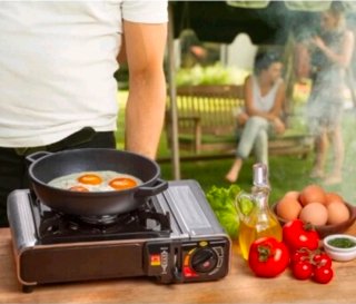 Fornello gas portatile campeggio fornellino Cucina
