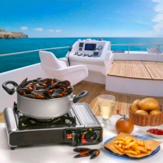 Fornello gas portatile campeggio fornellino Cucina
