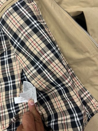 Casaco Lacoste bege tamanho M