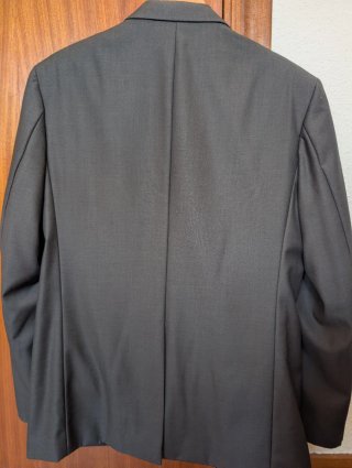 Traje de chaqueta y chaleco gris FITS YOU Talla L