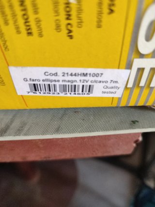 Faro Rotativo SACEX ELLIPSE 12V sin estrenar (2x40
