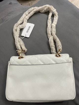 Bolso Guess Blanco Nuevo con Embalaje