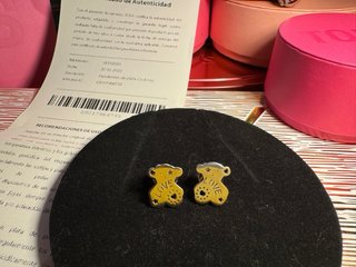 Pendientes Tous Oso Plata