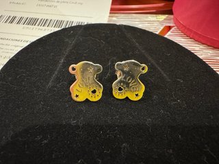 Pendientes Tous Oso Plata