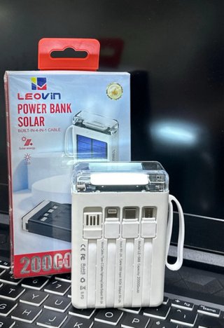 Power Bank Solare + Elettrico LEOVIN LE-568 20000m