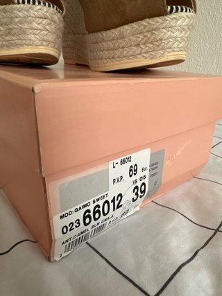 Cuñas Gaimo Piel Beige/Marrón