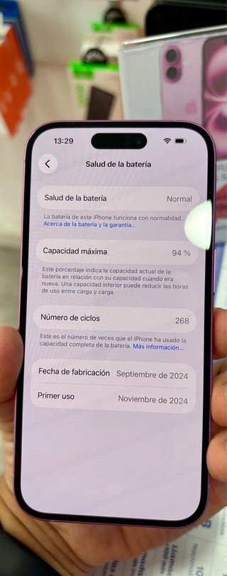 iPhone 16 Fucsia 128GB SALUTE 94%
