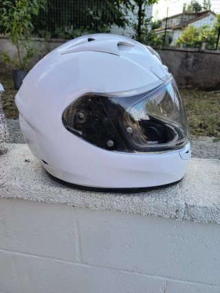 Casco de moto Scorpion blanco