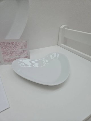 Platos y fuente porcelana sargadelos Agatha Ruiz