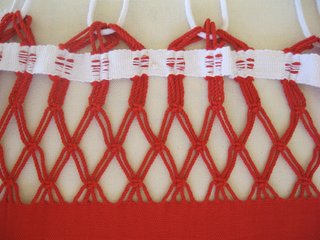 Hamaca Doble Roja Algodón sin flecos NUEVA