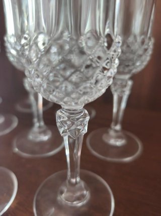 Copas de Cava de Cristal Tallado