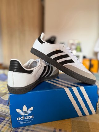 Adidas Samba OG Gris Blanco Talla 42