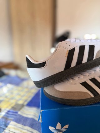 Adidas Samba OG Gris Blanco Talla 42