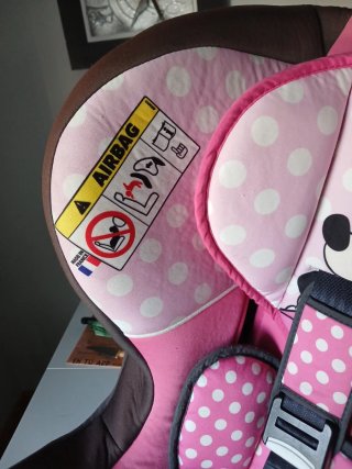 Silla de coche Minnie Mouse