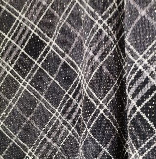 Vestido YLOS cuadros dorados marrón