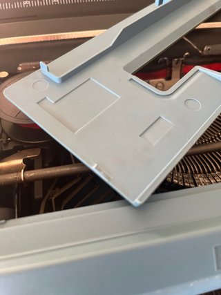 Máquina de escribir Olivetti Studio 46 azul