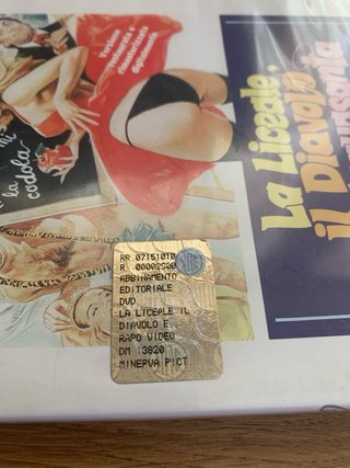 DVD La Liceale, il Diavolo e l'Acquasanta