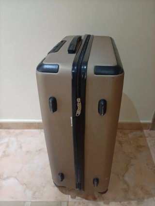 Maleta de viaje grande beigew 70x36x26