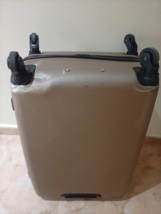 Maleta de viaje grande beigew 70x36x26