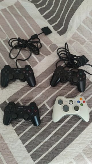 Lote mandos PS2, PS3 y Xbox