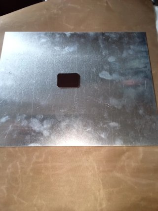 Lámina aluminio San Juan  de Gaztelugatxe.  Imán o