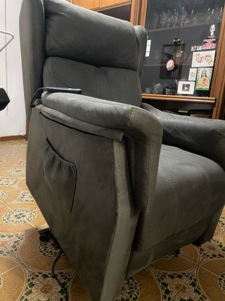 Butaca sillón relax eléctrico gris
