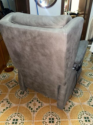 Butaca sillón relax eléctrico gris