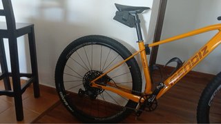 Bicicleta MENDIZ X21 Carbono Naranja