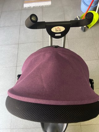 Triciclo infantil con toldo y cesta