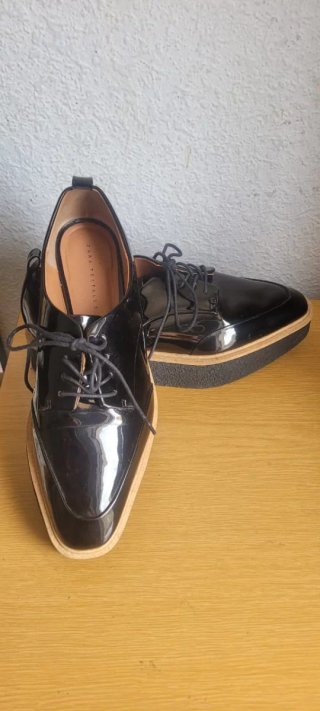 Zapatos Zara Charol Negro