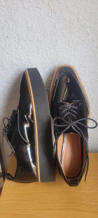 Zapatos Zara Charol Negro