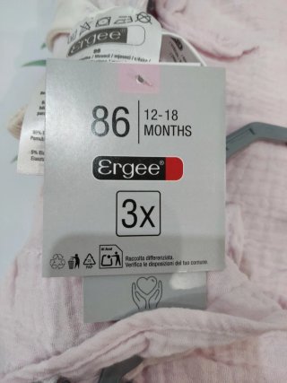 Conjunto 3 piezas bebé 12/18 meses 86cm NUEVO