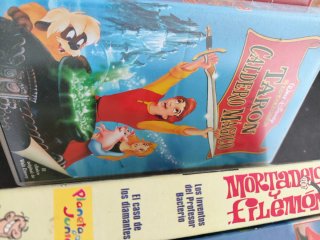 Lote 5 Películas VHS Disney Clásicos