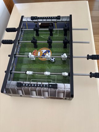 Piccolo calcio balilla giocattolo del Real Madrid