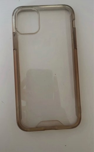 Funda iPhone 11 Morada Transparente