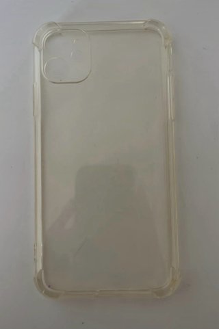 Funda iPhone 11 Morada Transparente