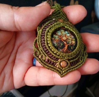Colgante Macramé Árbol de la Vida