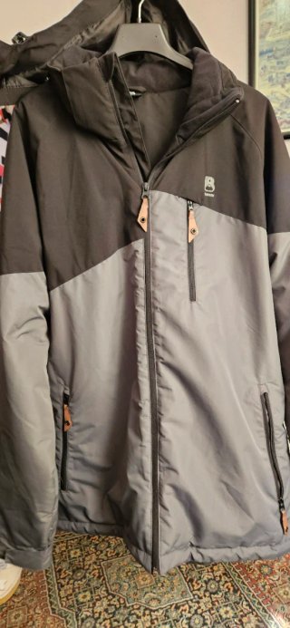 Chaqueta Boriken Hombre XL Gris/Negra