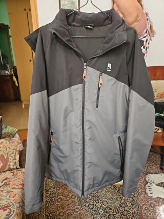 Chaqueta Boriken Hombre XL Gris/Negra