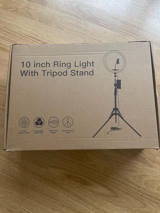 Anillo de luz 10 con trípode